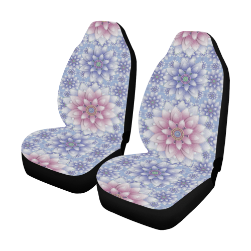 ornaments pink, blue, pattern Car Seat Covers (Set of 2)