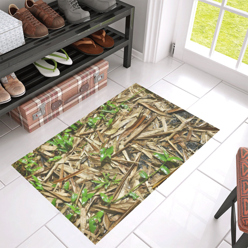 YS_0007 - Bamboo Leaves #2 Azalea Doormat 30" x 18" (Sponge Material)