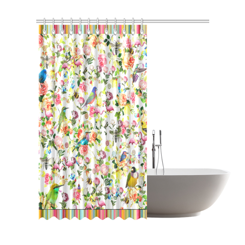 Hello Summer Shower Curtain 72"x84"