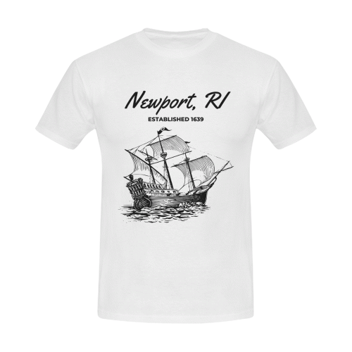 Newport, RI Men's T-Shirt in USA Size (Front Printing Only)