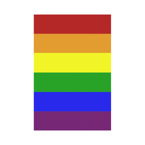 Rainbow Flag Garden Flag 12‘’x18‘’（Without Flagpole）
