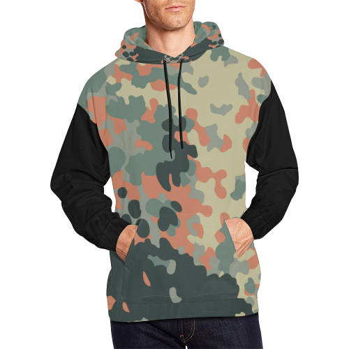 Fire Smoke Night 1 All Over Print Hoodie for Men (USA Size) (Model H13)