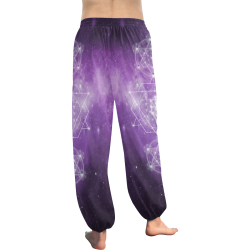Sacred Geometry Stardust Women's All Over Print Harem Pants (Model L18)
