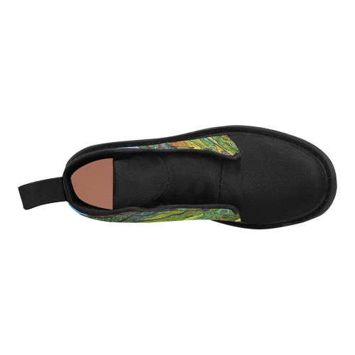 Aroha Martin Boots for Women (Black) (Model 1203H)