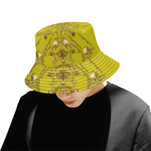 yellow nature All Over Print Bucket Hat for Men
