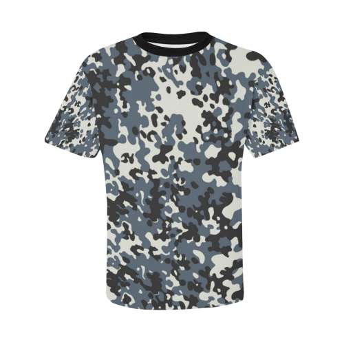 CAMOUFLAGE-POLICE 3 Men's All Over Print T-Shirt with Chest Pocket (Model T56)