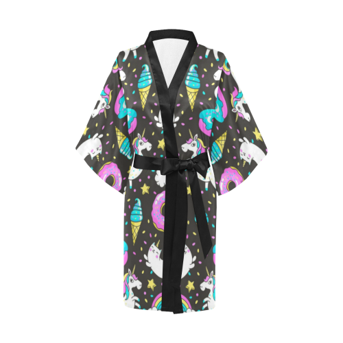 unicorn doughnuts Kimono Robe ID D3640594