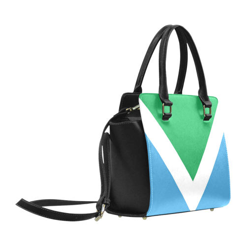 Vegan Flag Classic Shoulder Handbag (Model 1653)