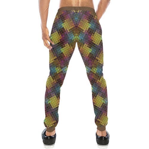 Pattern by K.Merske Men's All Over Print Sweatpants/Large Size (Model L11)