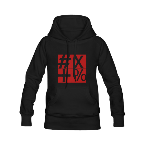 NUMBERS Collection Symbols Red Men's Classic Hoodie (Remake) (Model H10)