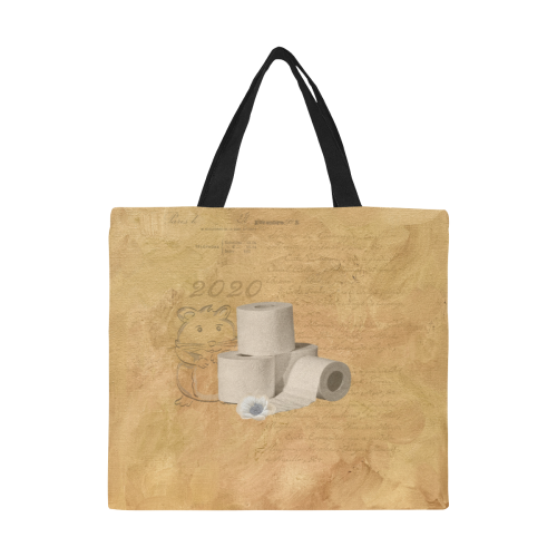 Toiletpaper Hoarder All Over Print Canvas Tote Bag/Large (Model 1699)