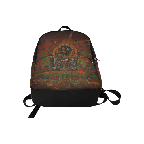 Tibetan Buddhism Mahakala Fabric Backpack for Adult (Model 1659)