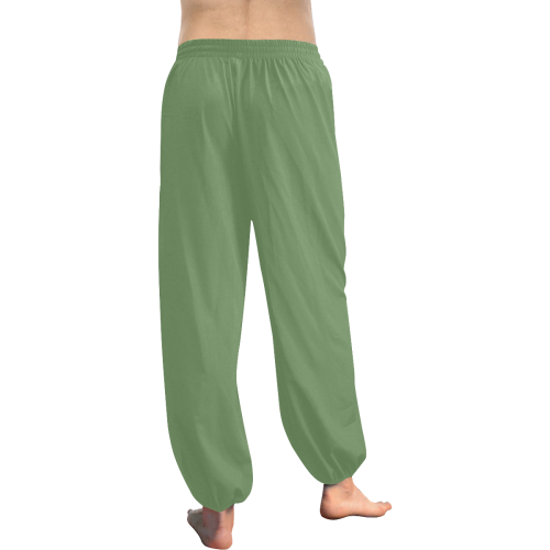 Jade Green Women's All Over Print Harem Pants (Model L18)