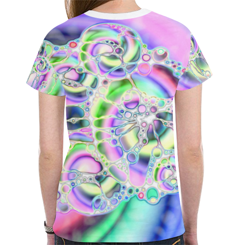 Neuro Art - Power Tree 1 New All Over Print T-shirt for Women (Model T45)