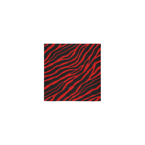 Ripped SpaceTime Stripes - Red Square Towel 13“x13”