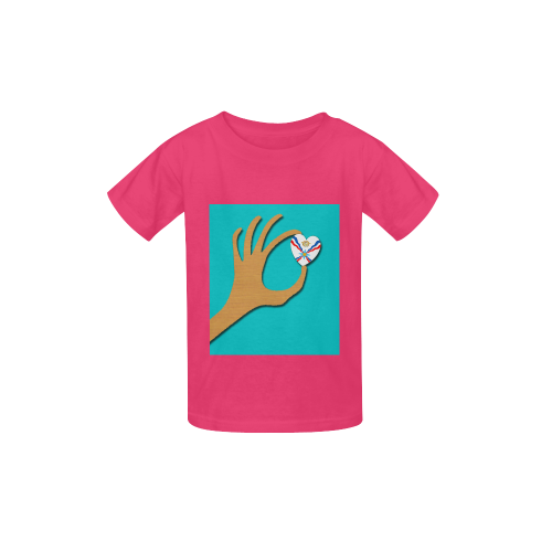 Assyrian Heart Kid's  Classic T-shirt (Model T22)
