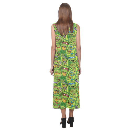 Teenage Mutant Ninja Turtles (TMNT) Phaedra Sleeveless Open Fork Long Dress (Model D08)