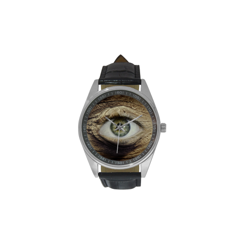 I have an eye on you Men's Casual Leather Strap Watch(Model 211)