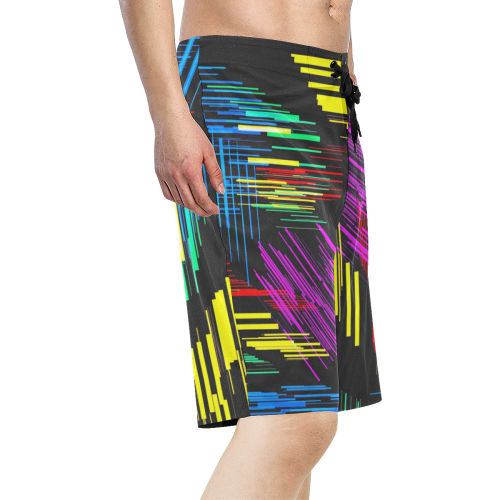 New Pattern factory 2A by JamColors Men's All Over Print Board Shorts (Model L16)