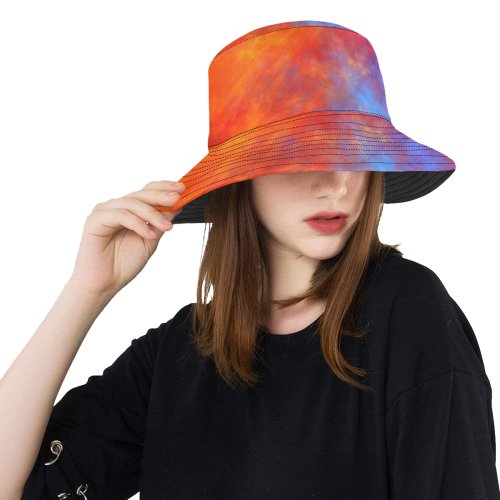 Fire and Ice All Over Print Bucket Hat