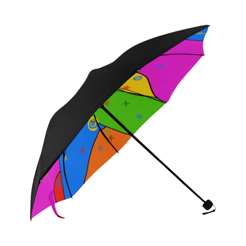 All Seeing Eye Popart Anti-UV Foldable Umbrella (Underside Printing) (U07)