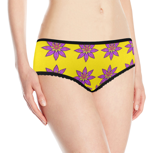 fantasy flower in the happy jungle of beauty Women's All Over Print Classic Briefs (Model L13)