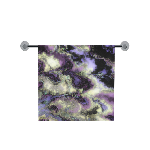 Purple marble Bath Towel 30"x56"