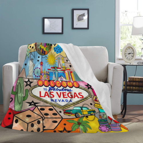 Vegas by Nico Bielow Ultra-Soft Micro Fleece Blanket 70''x80''