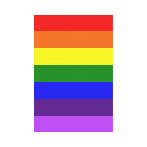 Rainbow Flag (Gay Pride - LGBTQIA+) Garden Flag 12‘’x18‘’（Without Flagpole）