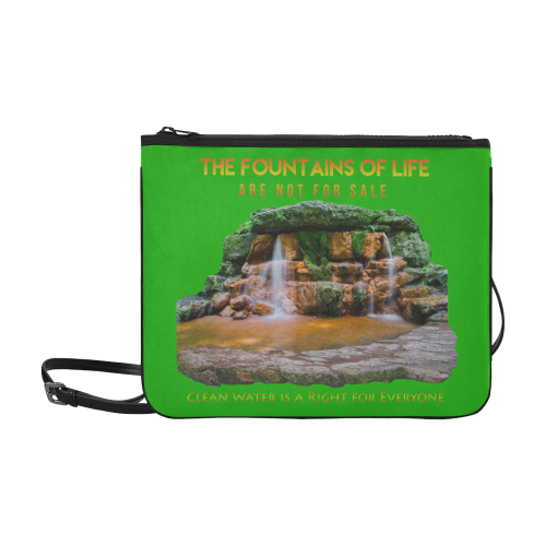 Fountains-of-Life Clutch Purse Slim Clutch Bag (Model 1668)