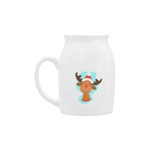 Funny Christmas Reindeer Milk Cup (Small) 300ml