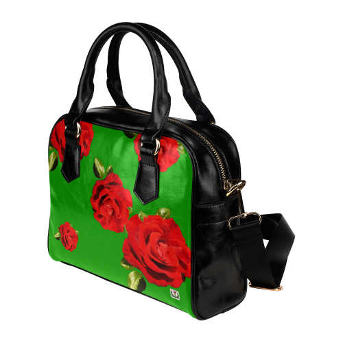 Fairlings Delight's Floral Luxury Collection- Red Rose Shoulder Handbag 53086h4 Shoulder Handbag (Model 1634)