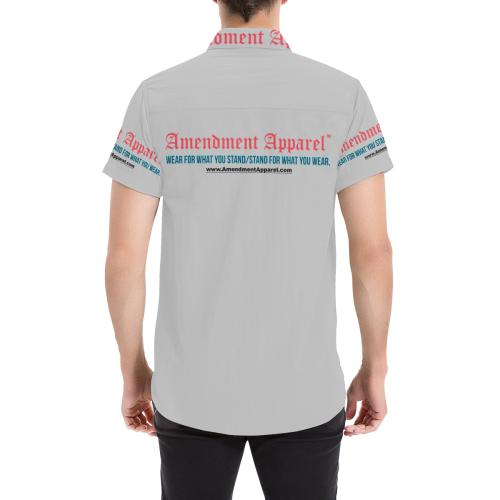Amendment Apparel Men's All Over Print Short Sleeve Shirt (Model T53)