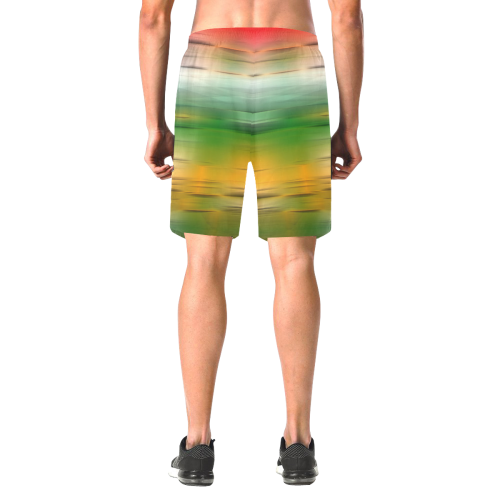 noisy gradient 3 by JamColors Men's All Over Print Elastic Beach Shorts (Model L20)