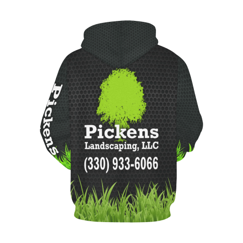 Pickens All Over Hoodie All Over Print Hoodie for Men/Large Size (USA Size) (Model H13)