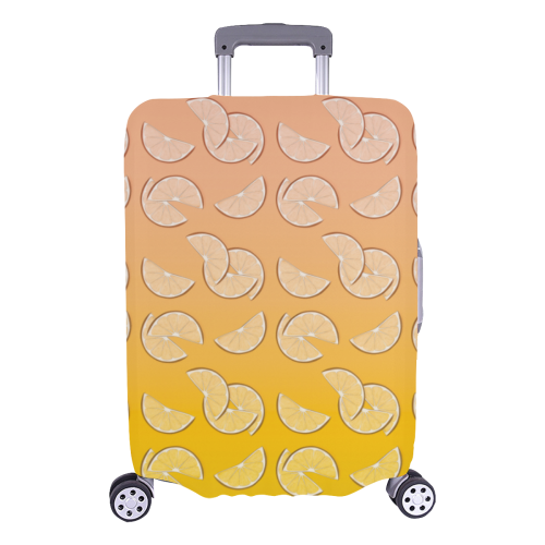 pink, orange and yellow grapefruit pattern Luggage Cover/Large 26"-28"