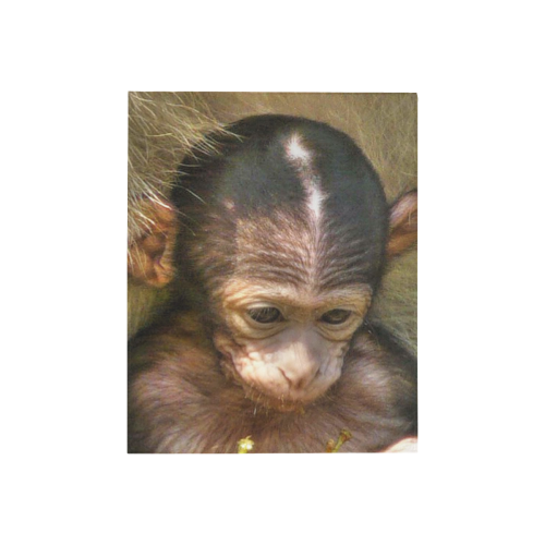 sweet baby monkey Quilt 40"x50"