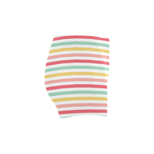 Pastel Stripes Briseis Skinny Shorts (Model L04)
