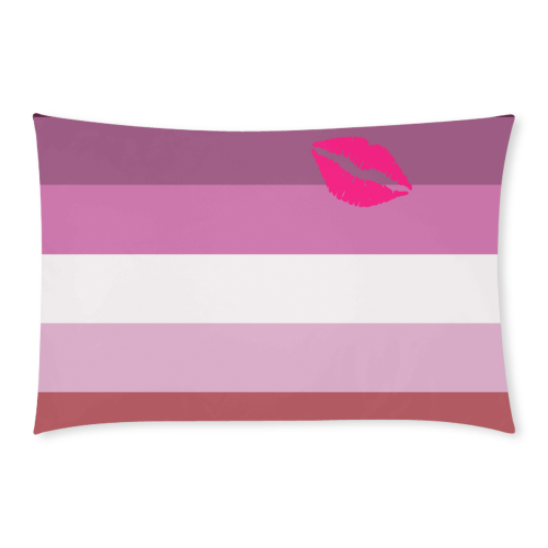 Lipstick Lesbian Flag 3-Piece Bedding Set