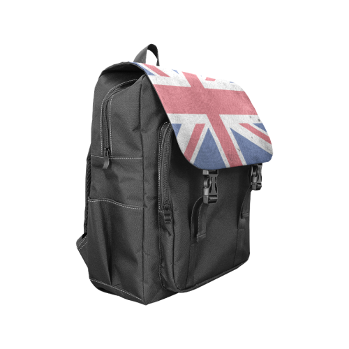 United Kingdom Union Jack Flag - Grunge 1 Casual Shoulders Backpack (Model 1623)