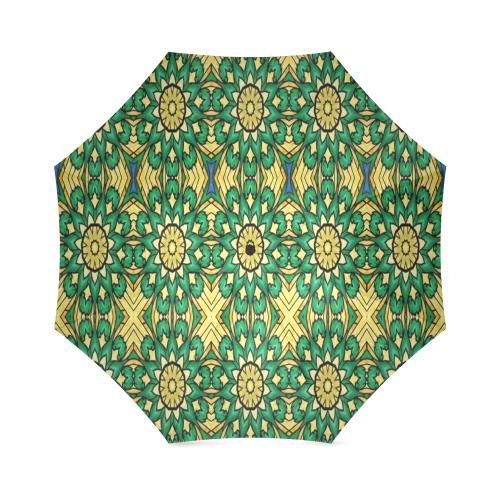 stained glass pattern 9 aa Foldable Umbrella (Model U01)