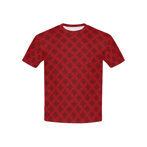 Canada T-shirts Retro Red Kid's Canada Shirts Kids' All Over Print T-shirt (USA Size) (Model T40)