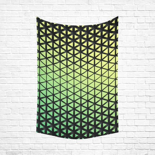 triangle patterns #pattern Cotton Linen Wall Tapestry 60"x 90"