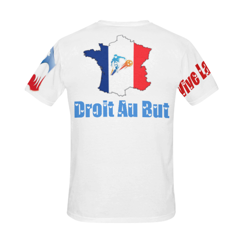 coupe du monde France All Over Print T-Shirt for Men/Large Size (USA Size) Model T40)