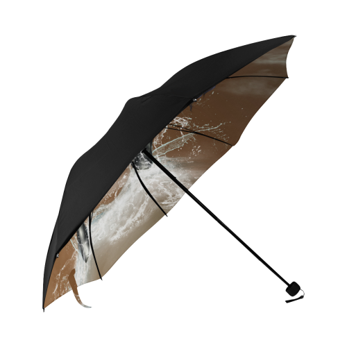 Wonderful horse with water splash Anti-UV Foldable Umbrella (Underside Printing) (U07)