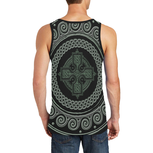 Awesome Celtic Cross Men's All Over Print Tank Top (Model T57)