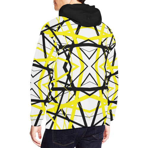 by crossing lines All Over Print Hoodie for Men (USA Size) (Model H13)