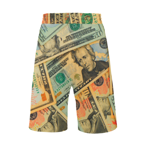 US DOLLARS 2 Men's All Over Print Casual Shorts (Model L23)