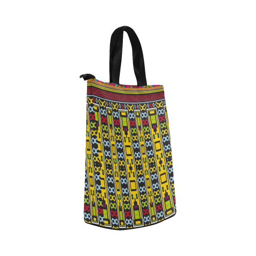 Shapes rows Nylon Lunch Tote Bag (Model 1670)