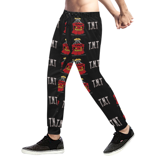 Nitro Joggers Men's All Over Print Sweatpants/Large Size (Model L11)